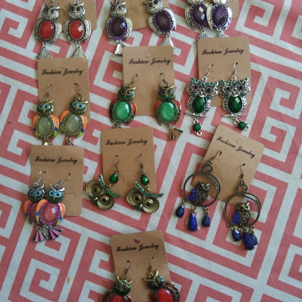 Owl Dangle Fashion Earrings